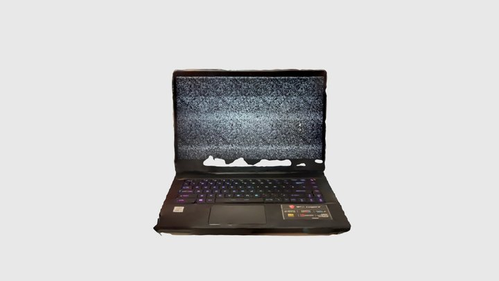 Full scan of my laptop 3D Model