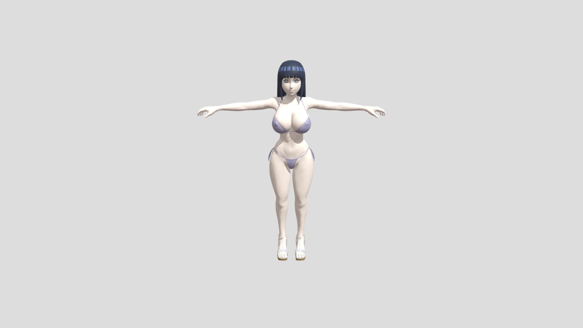 Hinata bikini 3d