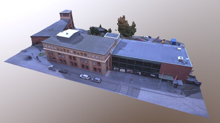 Atrium Ljungberg Sickla Slice EXPORT 3D Model