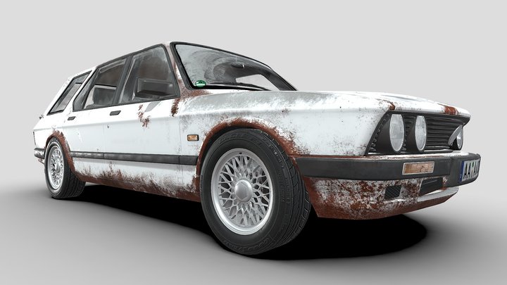 1986 Wagon Sport 2.5 3D Model