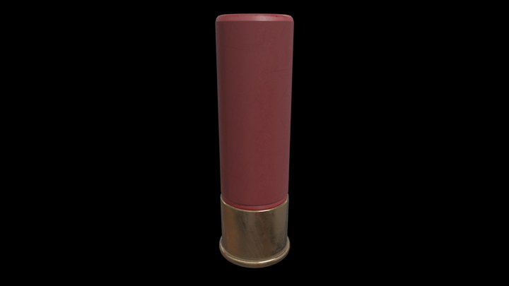 Shotgun Shell 3D Model