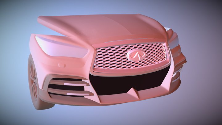Qx60_front2 3D Model