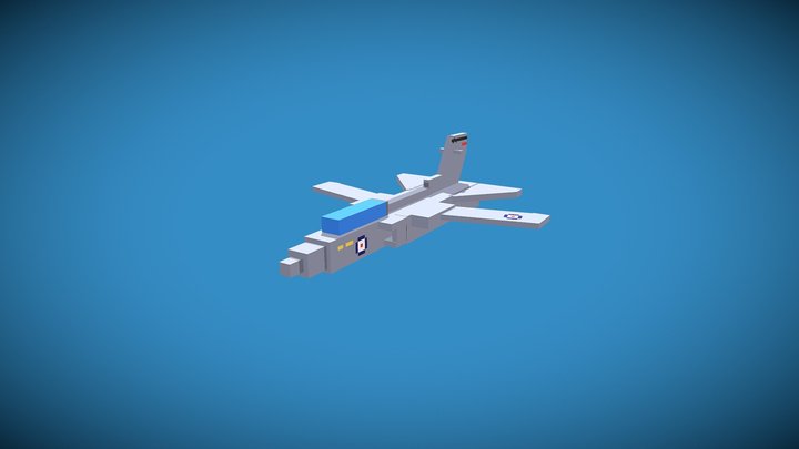 voxel Panavia tornado RAF 3D Model