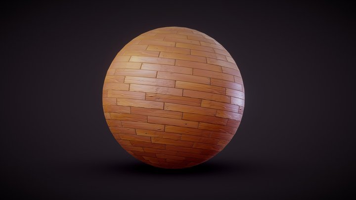 Seamless Stylized Planks – Gratis 3D-model STL