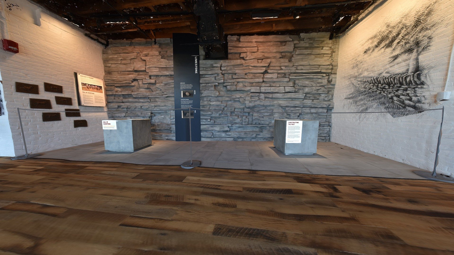 Frazier History Museum Limestone Exhibit