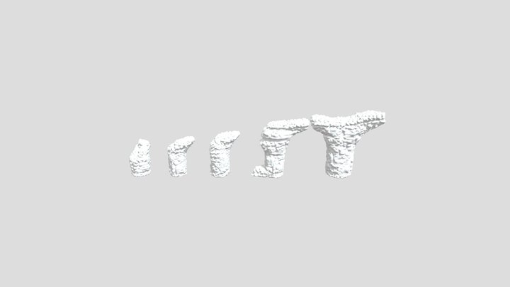 Ancient Stone Arches 3D Model