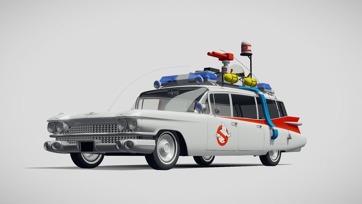 ECTO-1 Ghostbusters 1959 3D Model