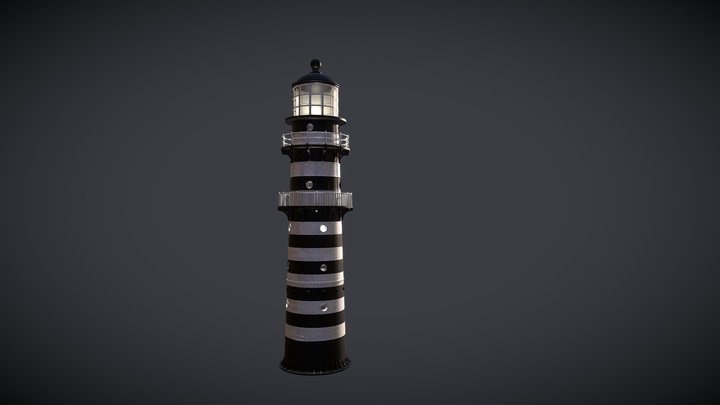 Abrolhos FAROL Sketchfab TEST 3D Model