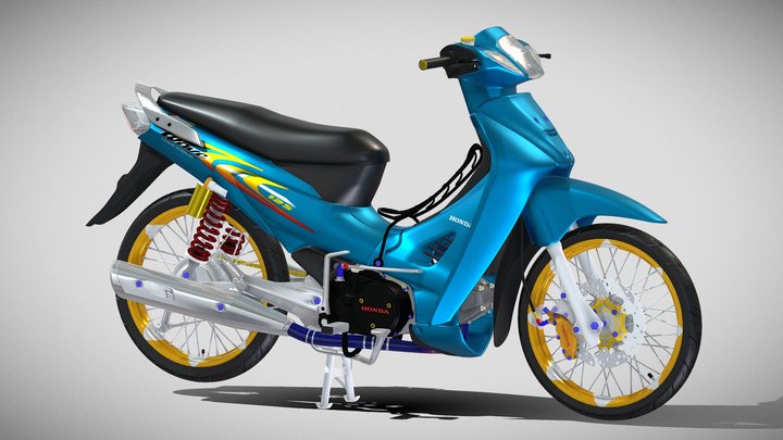 (2003) Honda Wave 125 3D Model