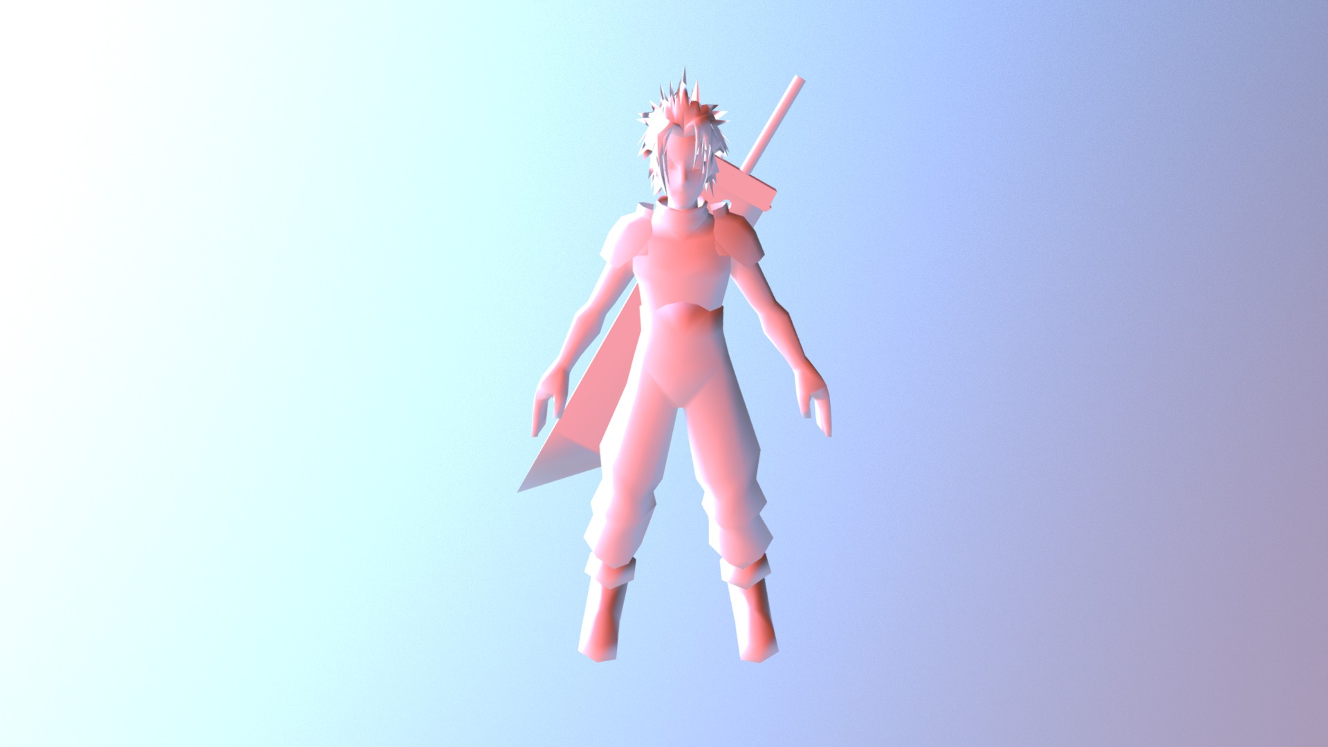 Zack FF7 - 3D model by rwarrlock9847 [9e2cd3c] - Sketchfab