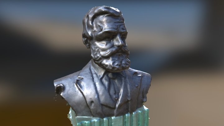 Jovan Đorđević bista - Senta 3D Model