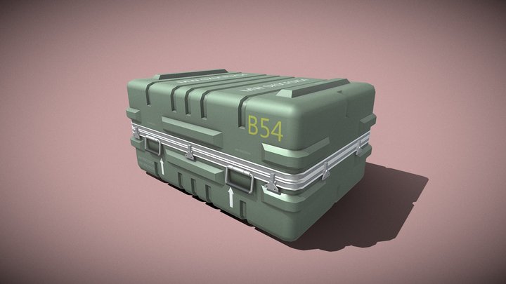 Military Crate 3D Model