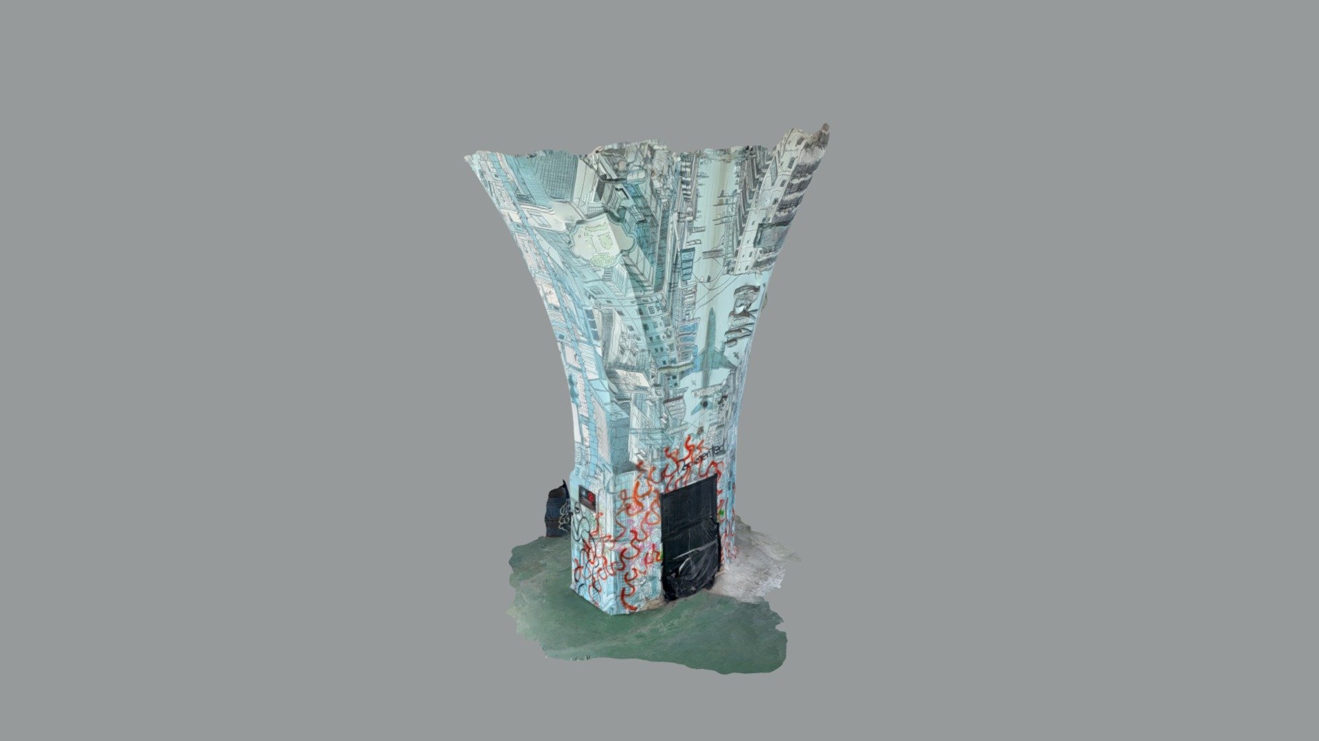 A column at K East captured by scaniverse