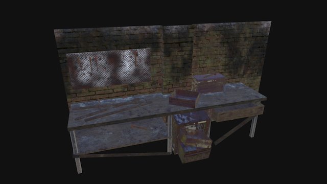 Forgotten Workbench 3D Model
