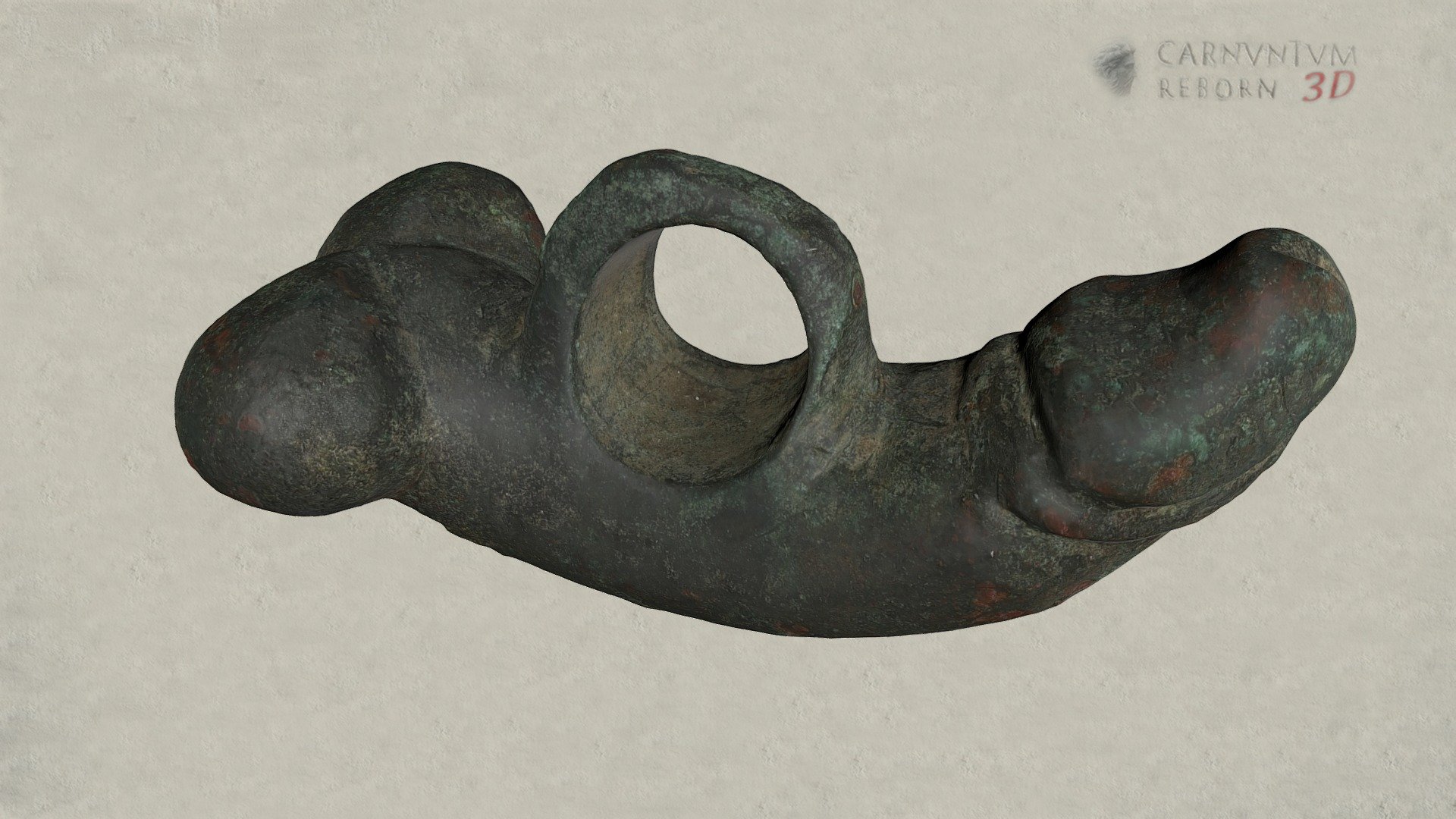 Anhänger in Phallusform — Sketchfab embed 3D viewer