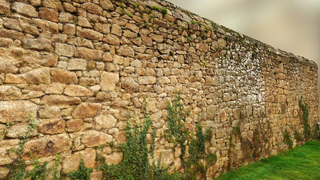 Long Wall - Fougères - Urbanistes — Sketchfab embed 3D viewer