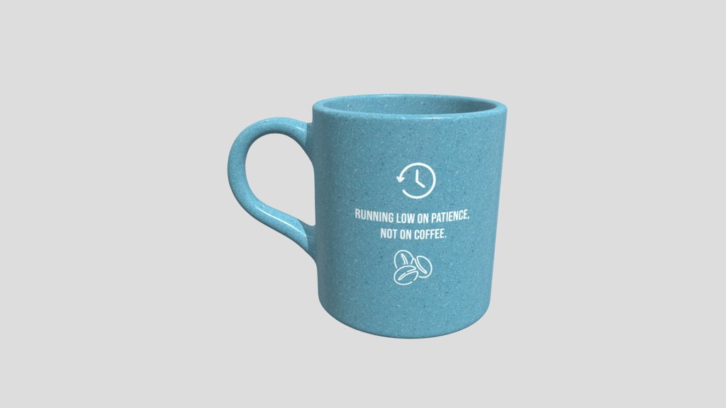 Personalized Blue Ceramic Mug