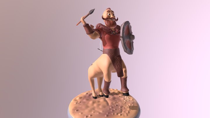 Centaur Viking 3D Model