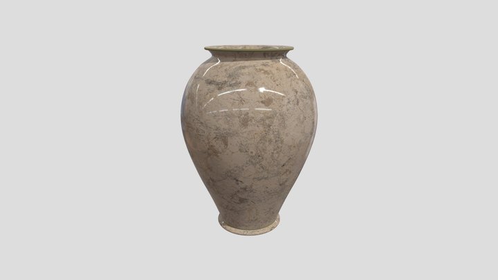 Marble Vase 3D Model