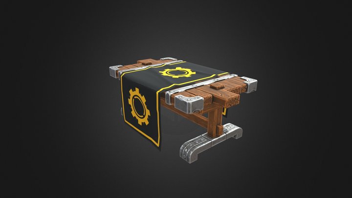 Stylized Table 3D Model