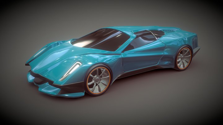 Akariox concept car 3D Model