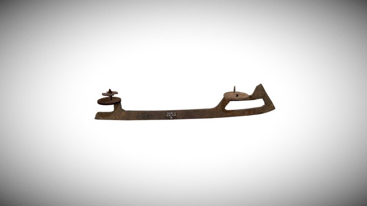 Du Bois Long Skating Blade 3D Model