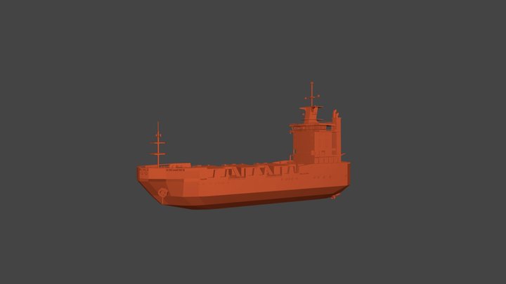 Cargoboat3 3D Model