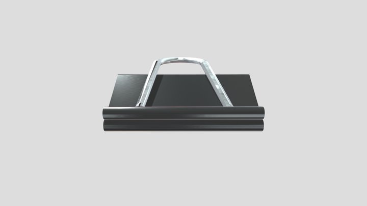 Classic Black Binder Clip (High Detail 3D Model)