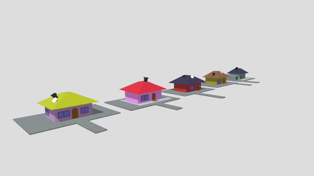 House Pack 3d Models