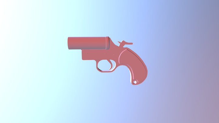 Flare Gun LP 3D Model