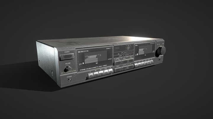 Radmor 5500 Cassette Deck 3D Model