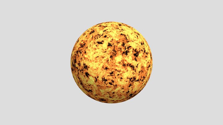 Layer Of Fire Red 3D Model