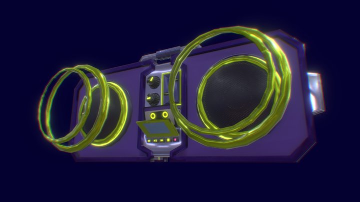 Sci-Fi Boombox – Modello 3D gratuito STL