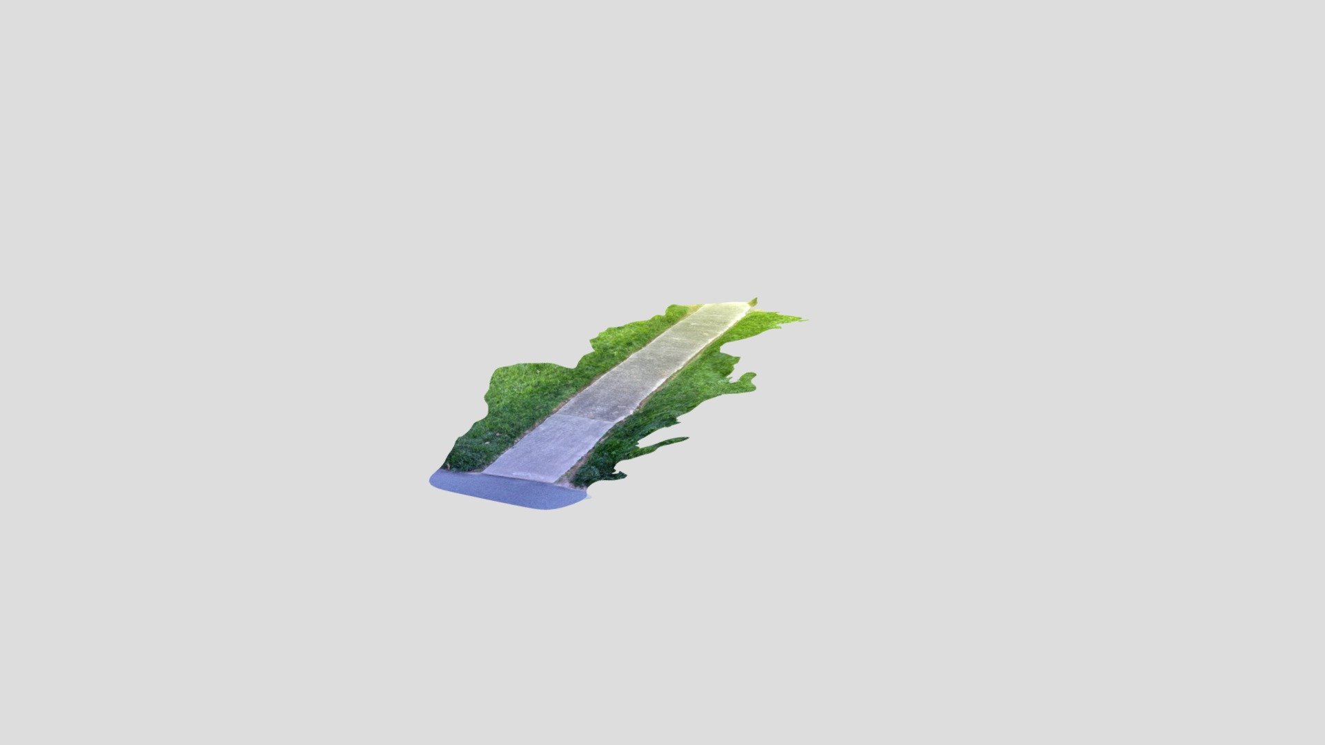 Sidewalk with Talk Grass-poly