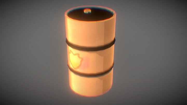 Shelter of Sursur - Givanium Barrel 3D Model