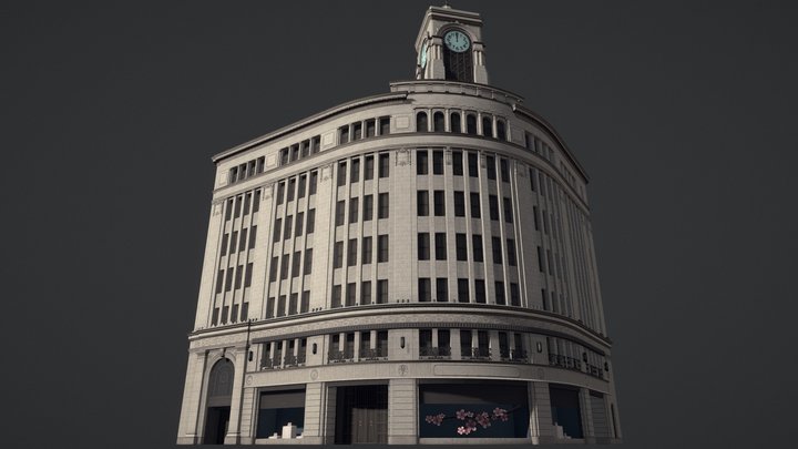 Wako Department Store 3D Model