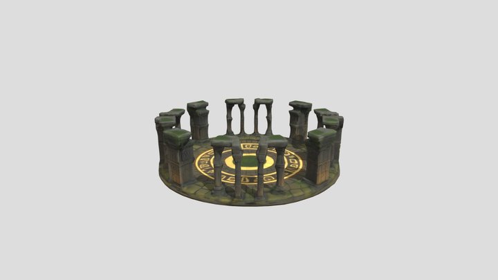 Relic Arena 3D Model