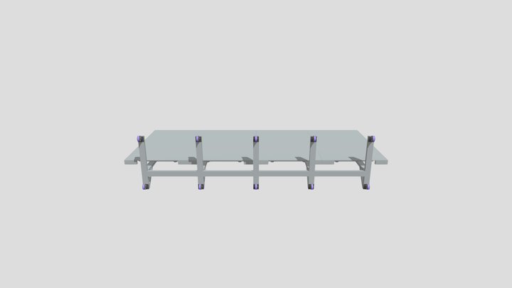 Video Wall 3D Model