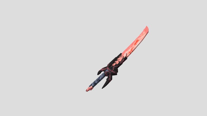 Kamish's Wrath Left Dagger 3D Model