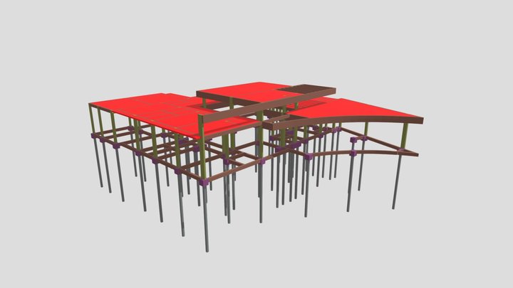 3D ESTRUTURA SANDRA - INDAIATUBA 3D Model