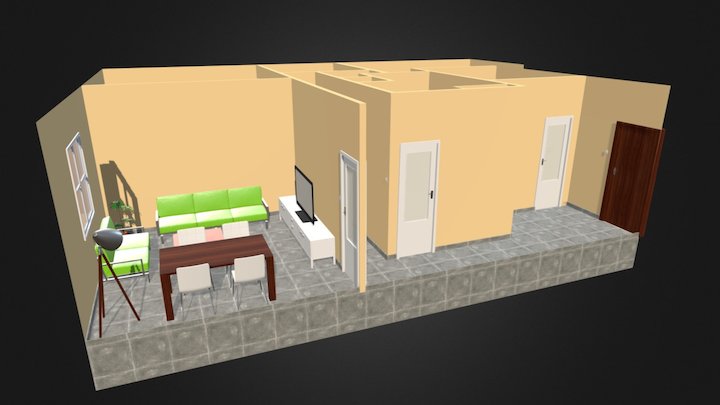 Piso Amistad 3D Model