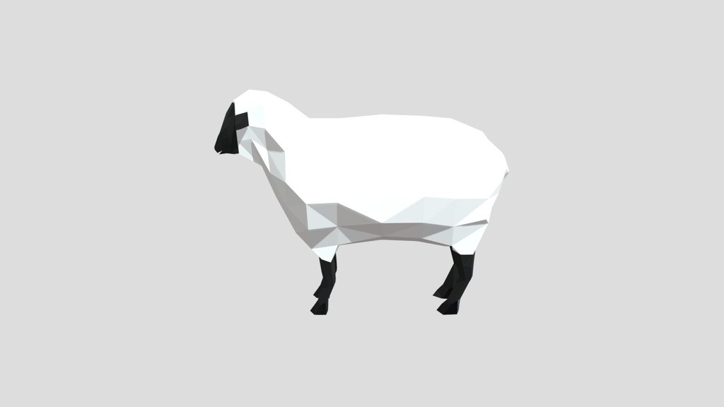 Low Poly Sheep