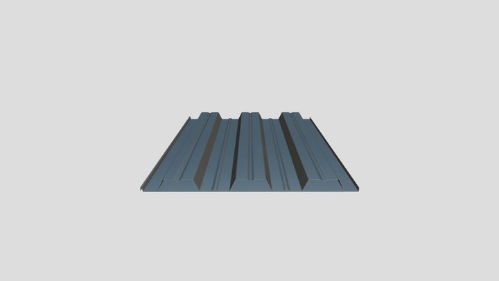 DG2WHF-36 Roof-Non-Embossed 3D Model