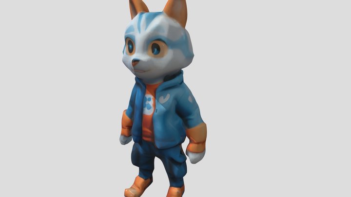 Cat boy photoscan 3D Model