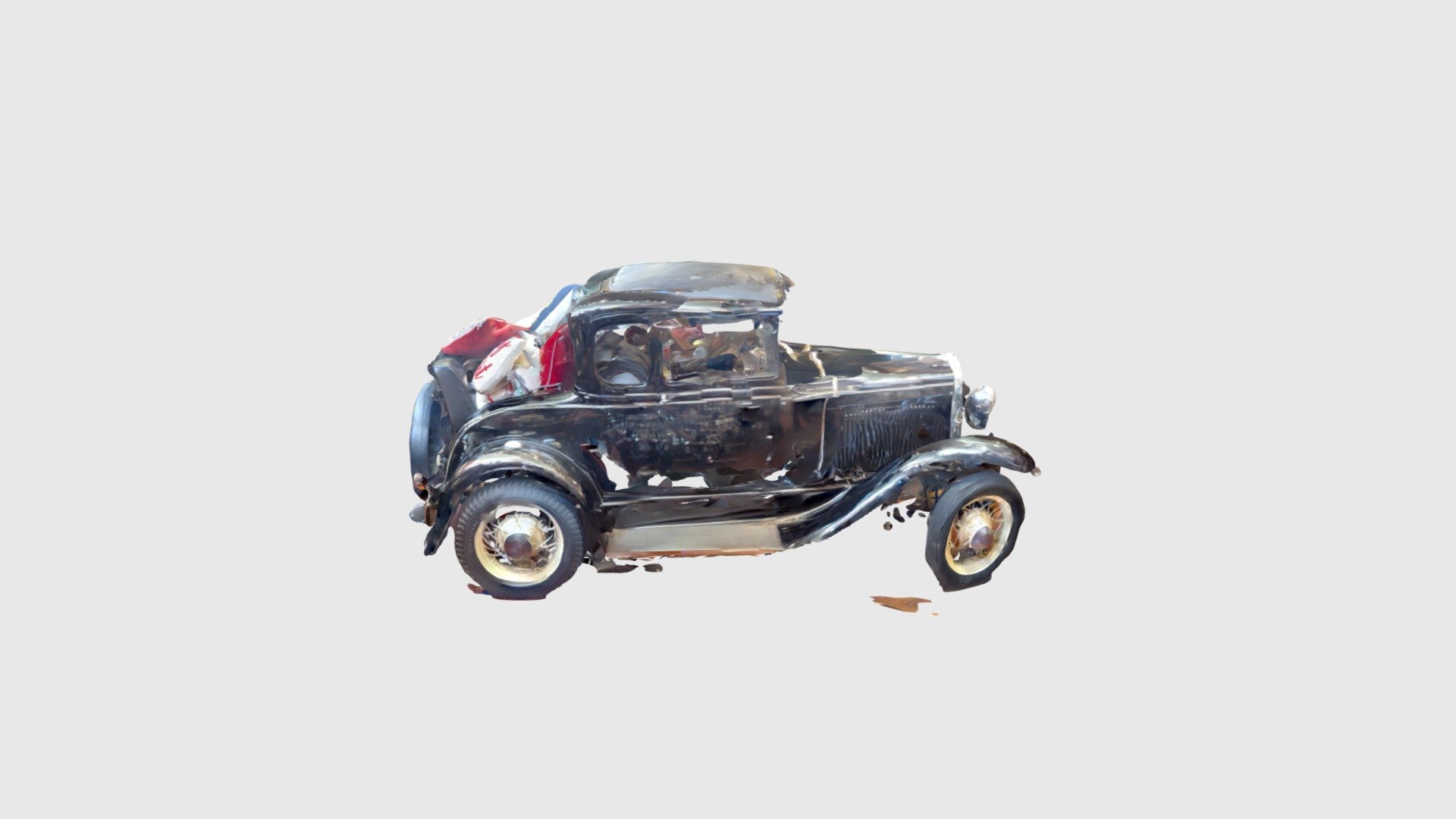 Ford Model A rough scan (too reflective)