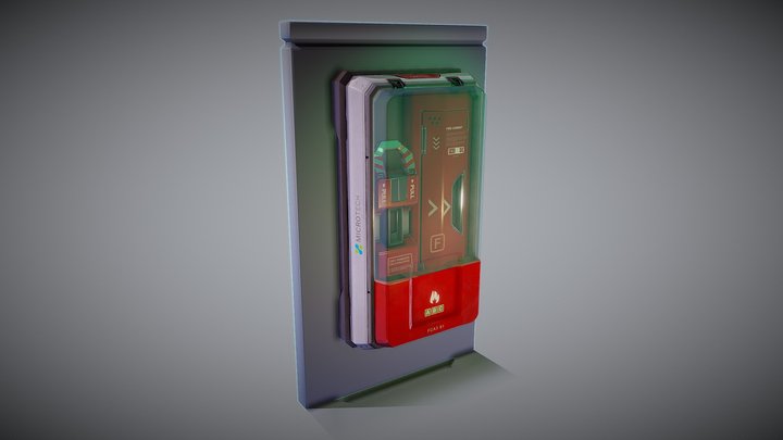 Extinguisher. 3D Model