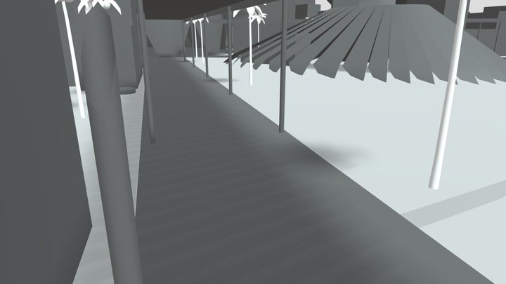 Expo City Environment 3D Model