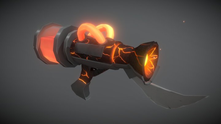 LavaShooter - WeaponCraft 3D Model