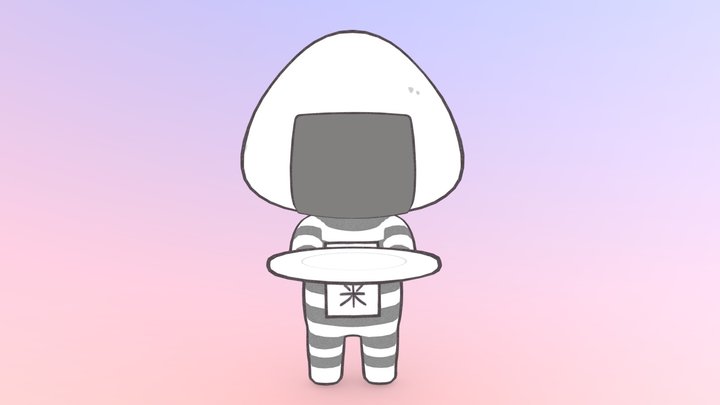 Onigiriyaa (おにぎりゃー) 3D Model