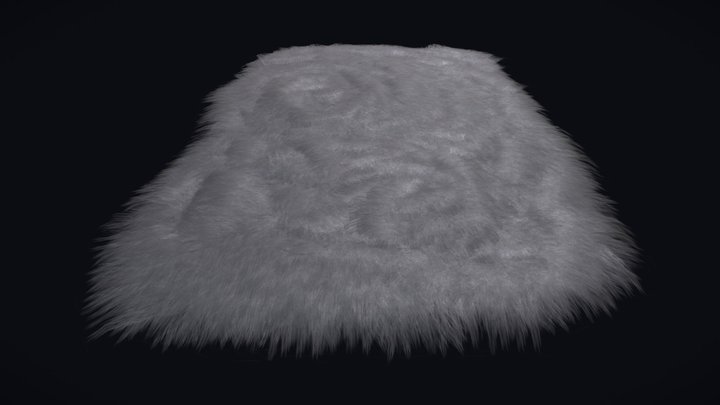 Viking_Fur_Rug_FBX 3D Model
